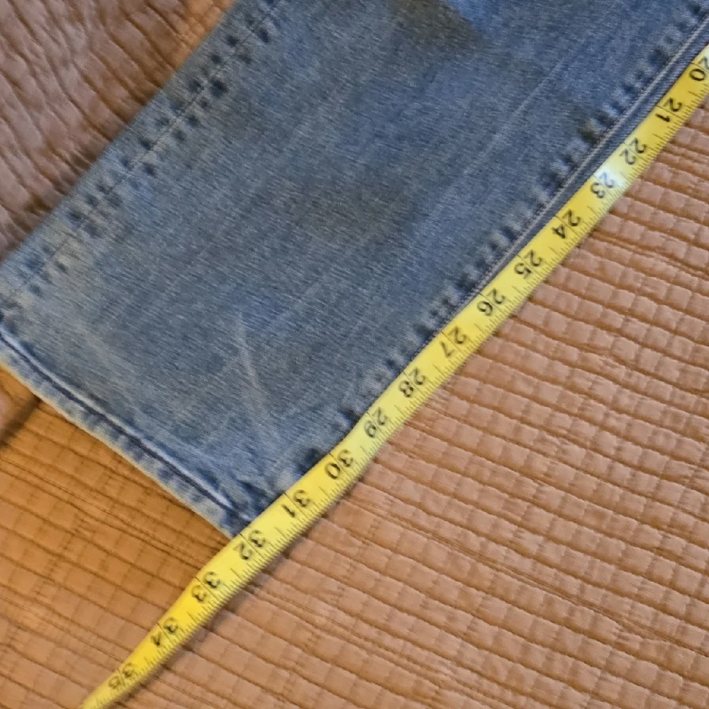 MOTHER Women's Straight Jeans in Classic Blue - Picture 3 of 5